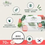 OLDAM Monstera 雪松系嬰兒濕紙巾(70片)