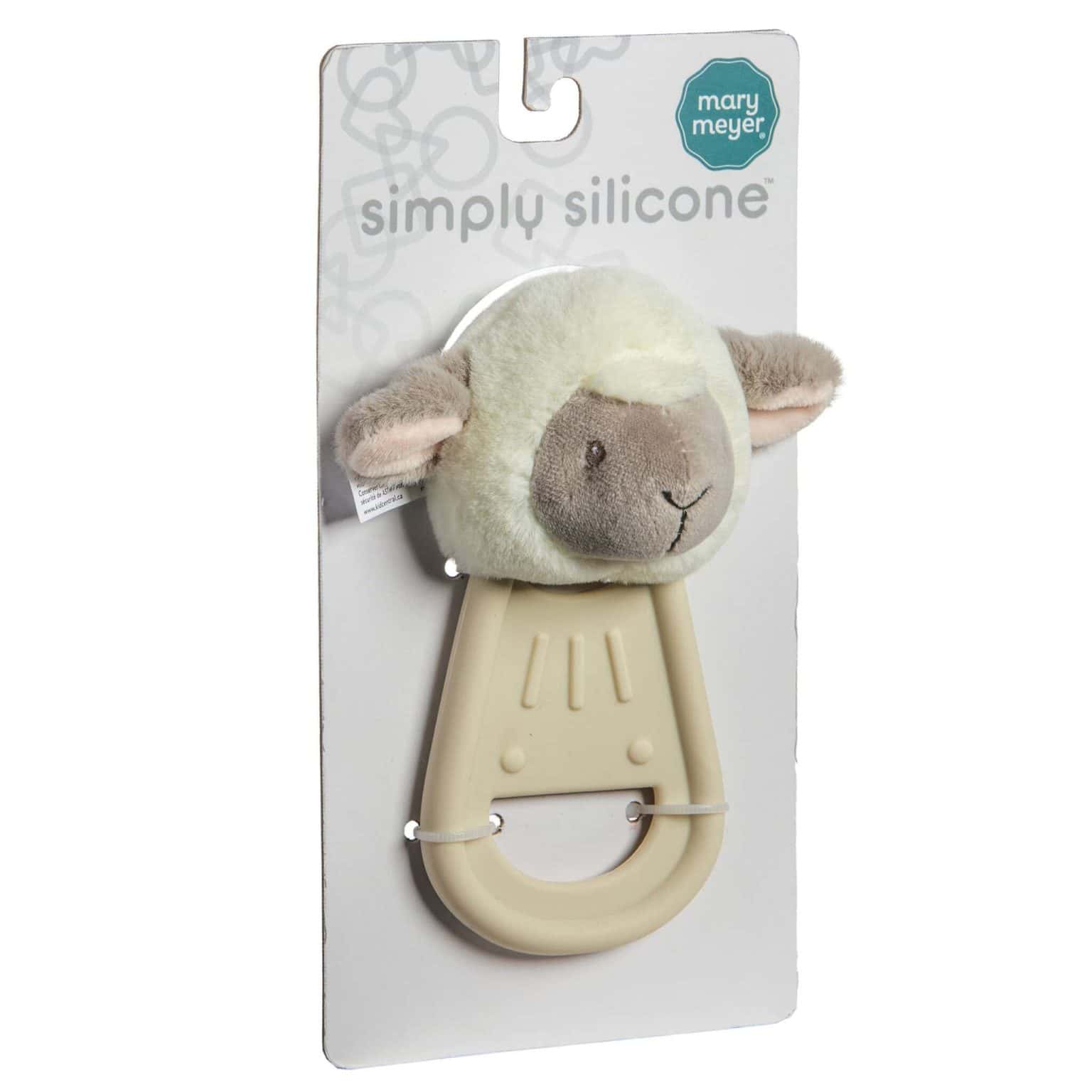 Simply Silicone Character Teether – Lamb – 6″ - Image 3