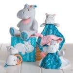 Jewel Hippo Soft Toy - 10" - Image 3