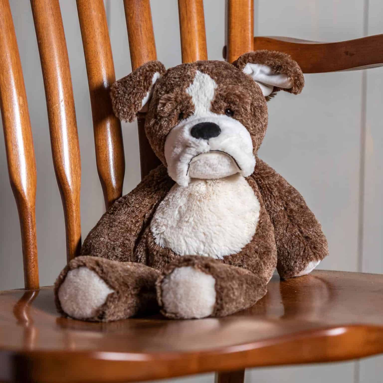 Marshmallow Bradley Bulldog – 13″ - Image 3
