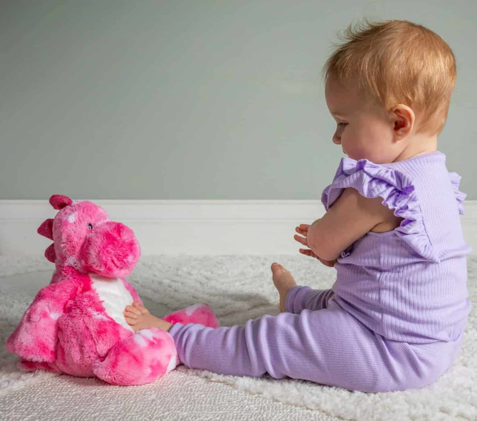 Marshmallow Cotton Candy Dinosaur – 13″ - Image 2