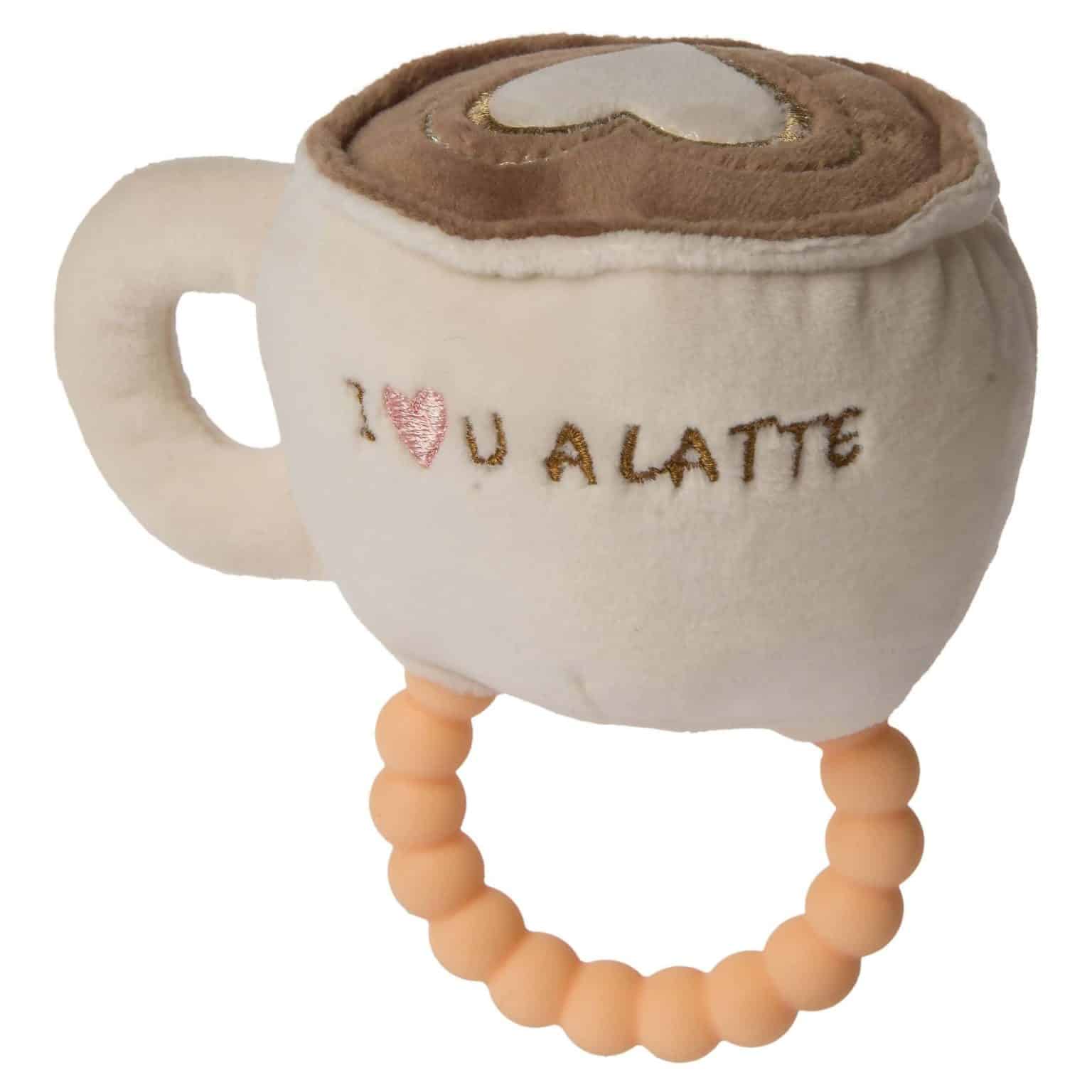 Sweet Soothie Hot Latte Teether Rattle – 5″ - Image 3
