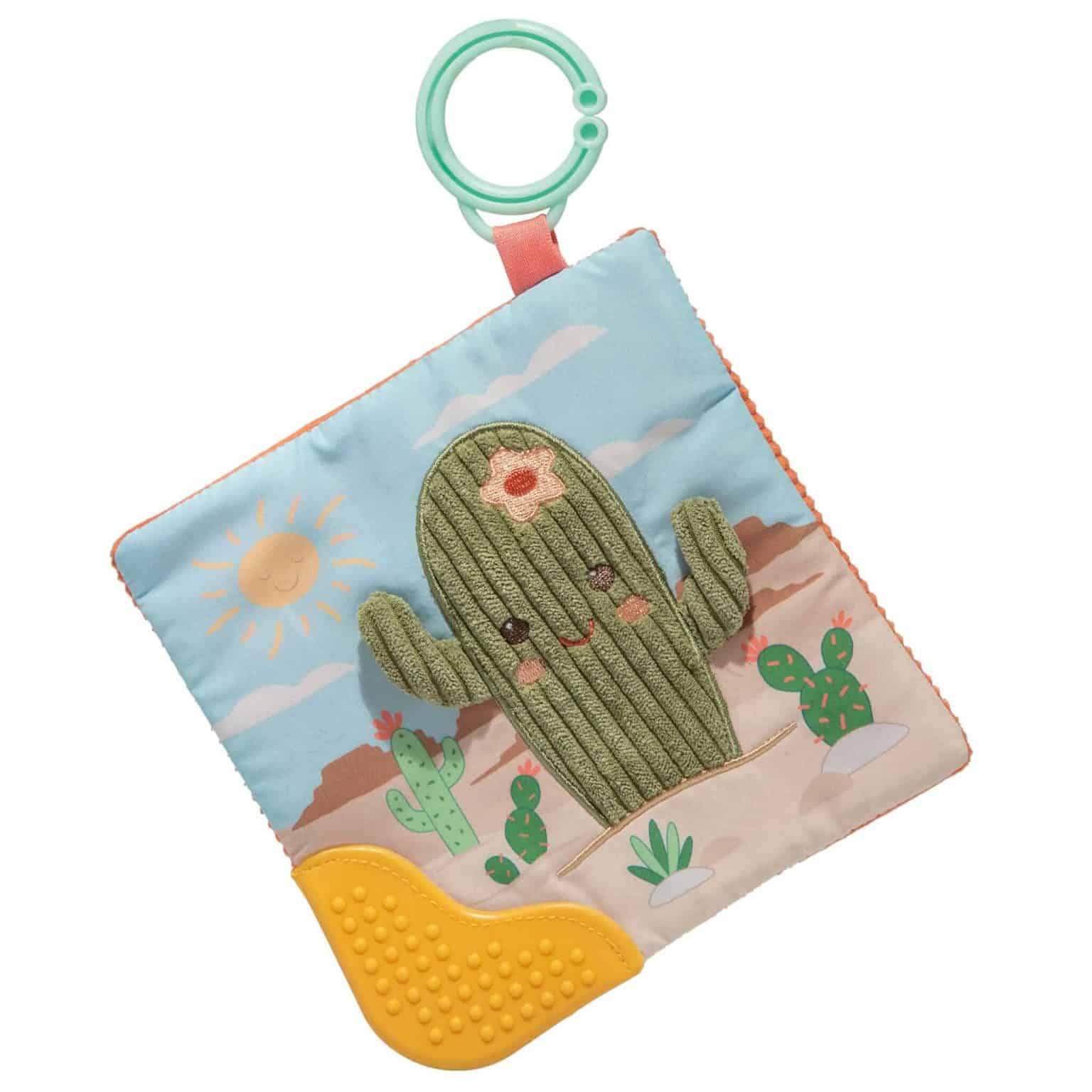 Sweet Soothie Cactus Crinkle Teether – 6×6″ - Image 1