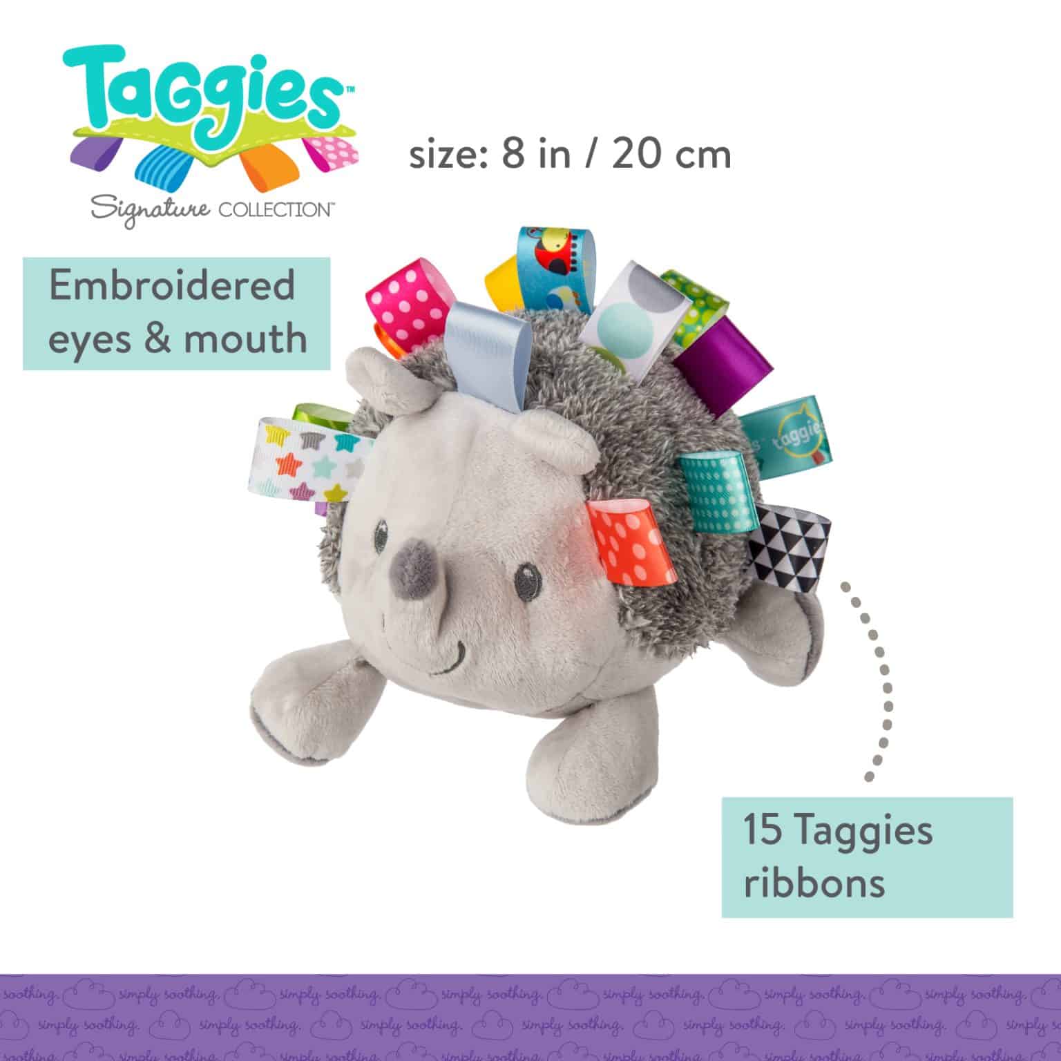 Taggies Heather Hedgehog Soft Toy – 8″ - Image 4