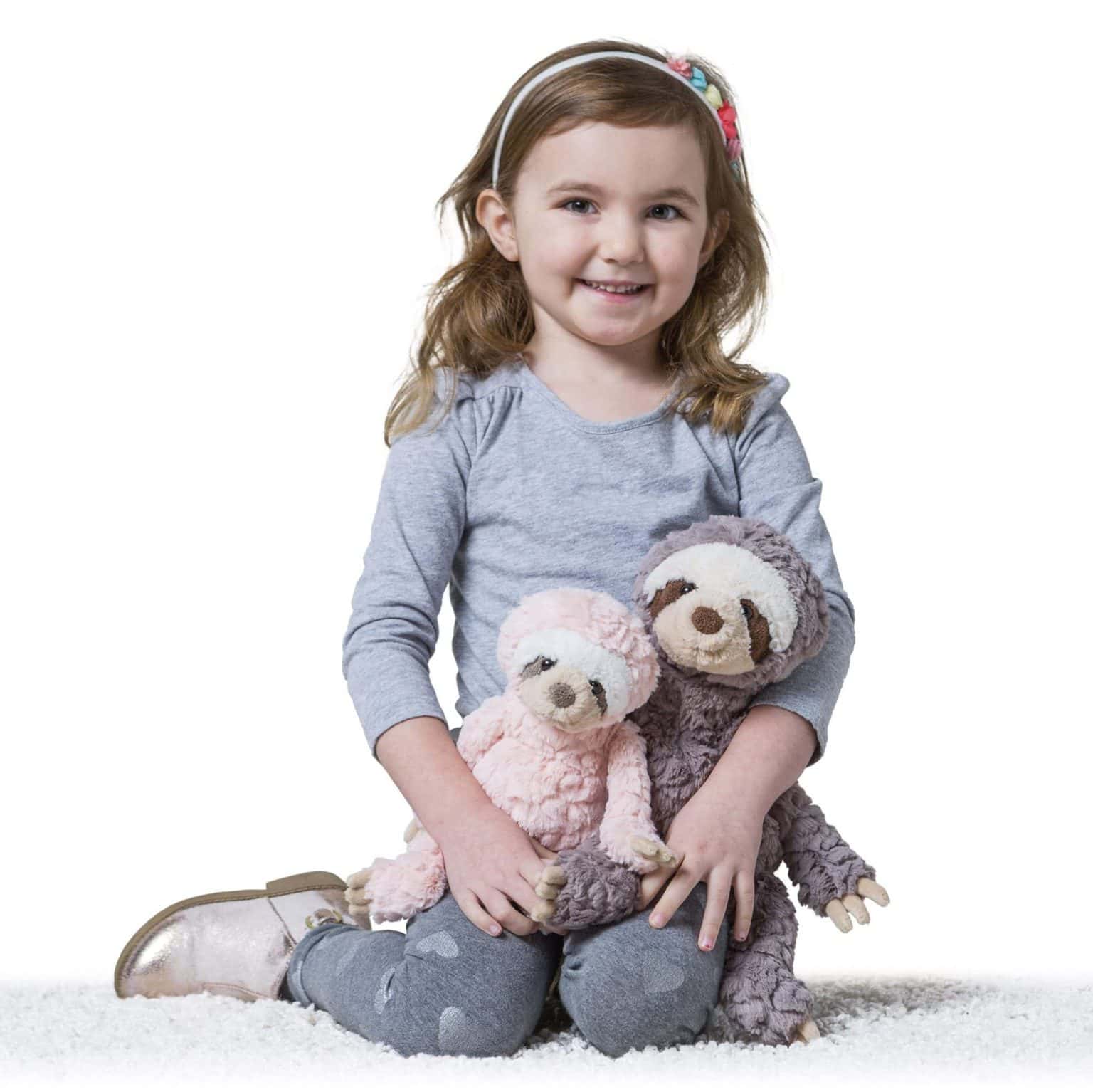 Putty Grey Sloth – 13″ - Image 4