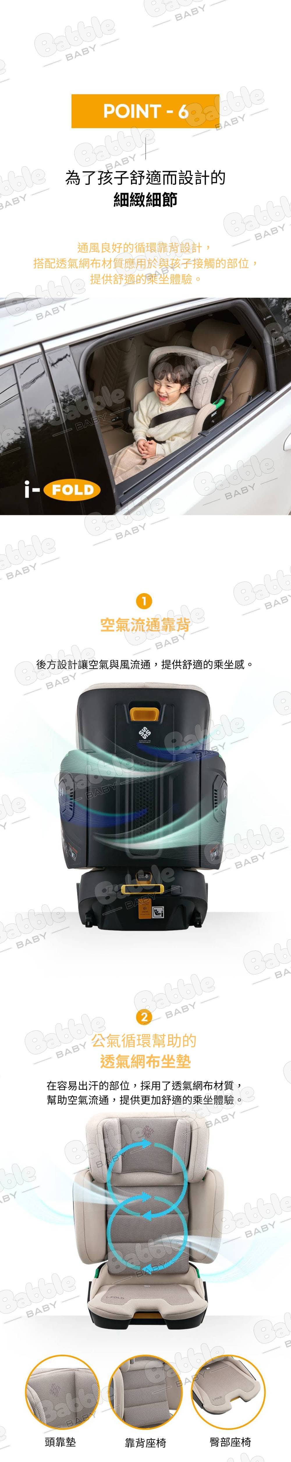 SEEC i Fold i Size 便攜式兒童安全座椅18