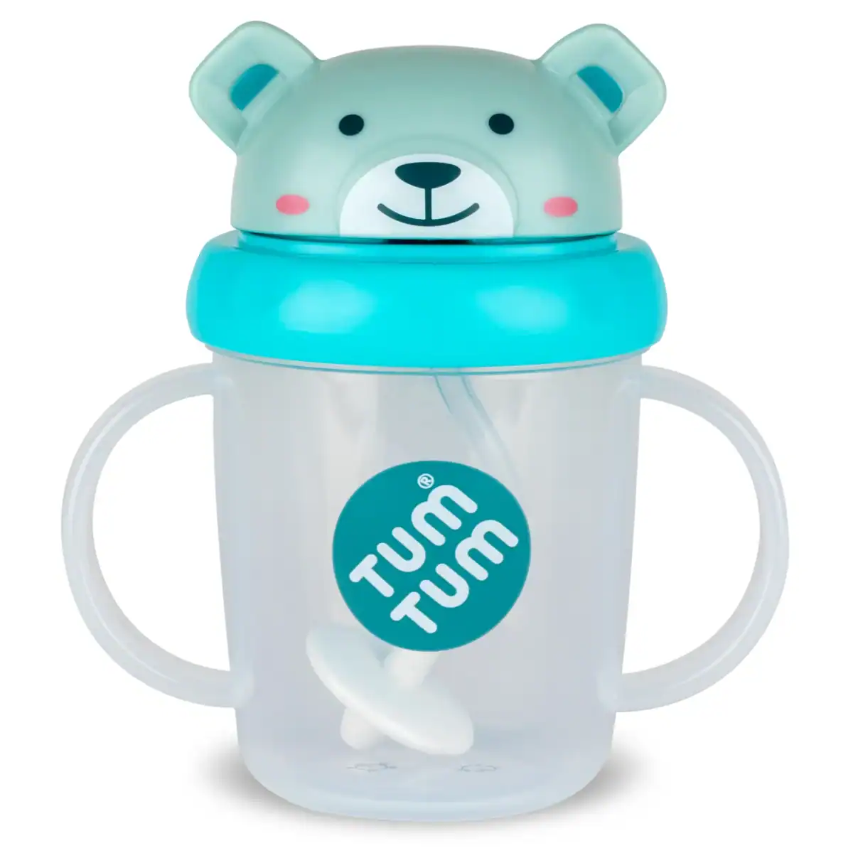 TUMTUM Tippy Up 第3代重力吸管學飲杯 ‧ Boris 小熊 200ml - Image 1