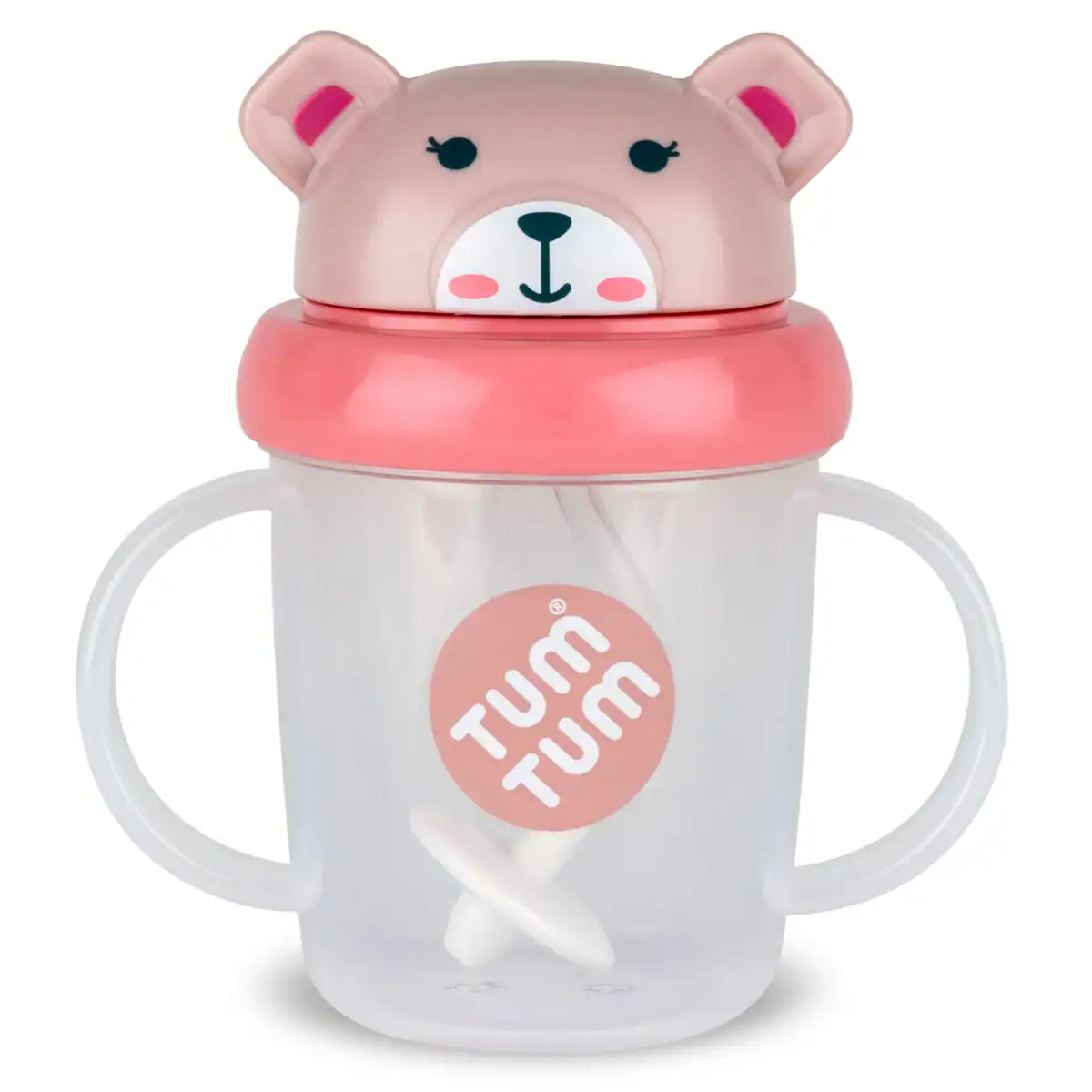 TUMTUM Tippy Up 第3代重力吸管學飲杯 ‧ Betsy 小熊 200ml - Image 1