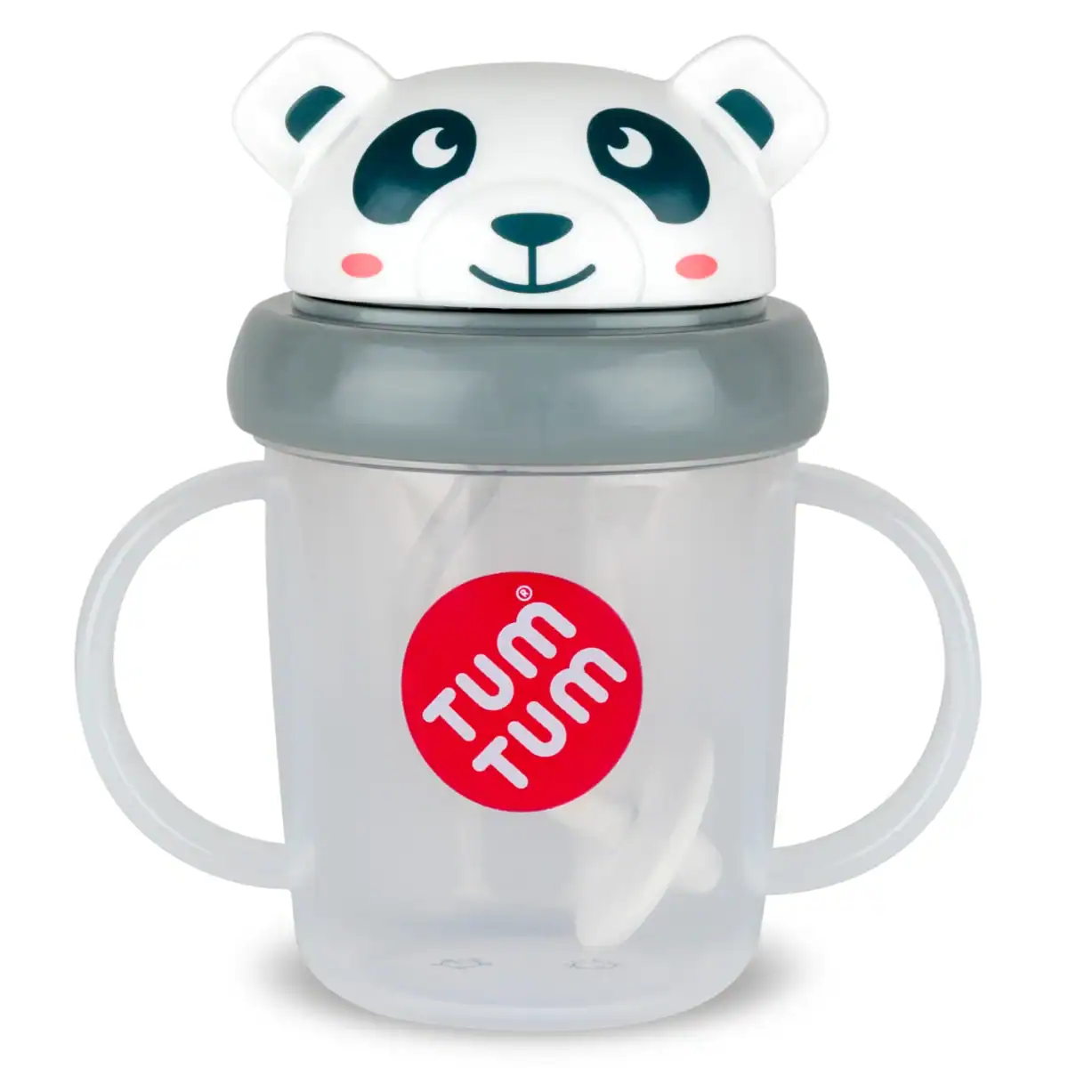 TUMTUM Tippy Up 第3代重力吸管學飲杯 ‧ Pip 熊貓 200ml - Image 1