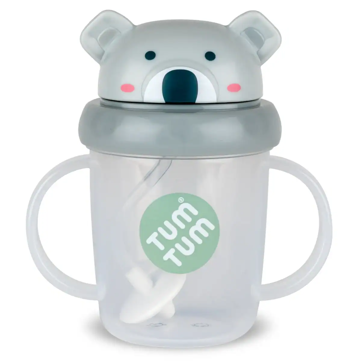 TUMTUM Tippy Up 第3代重力吸管學飲杯 ‧ Kev 小熊 200ml - Image 1