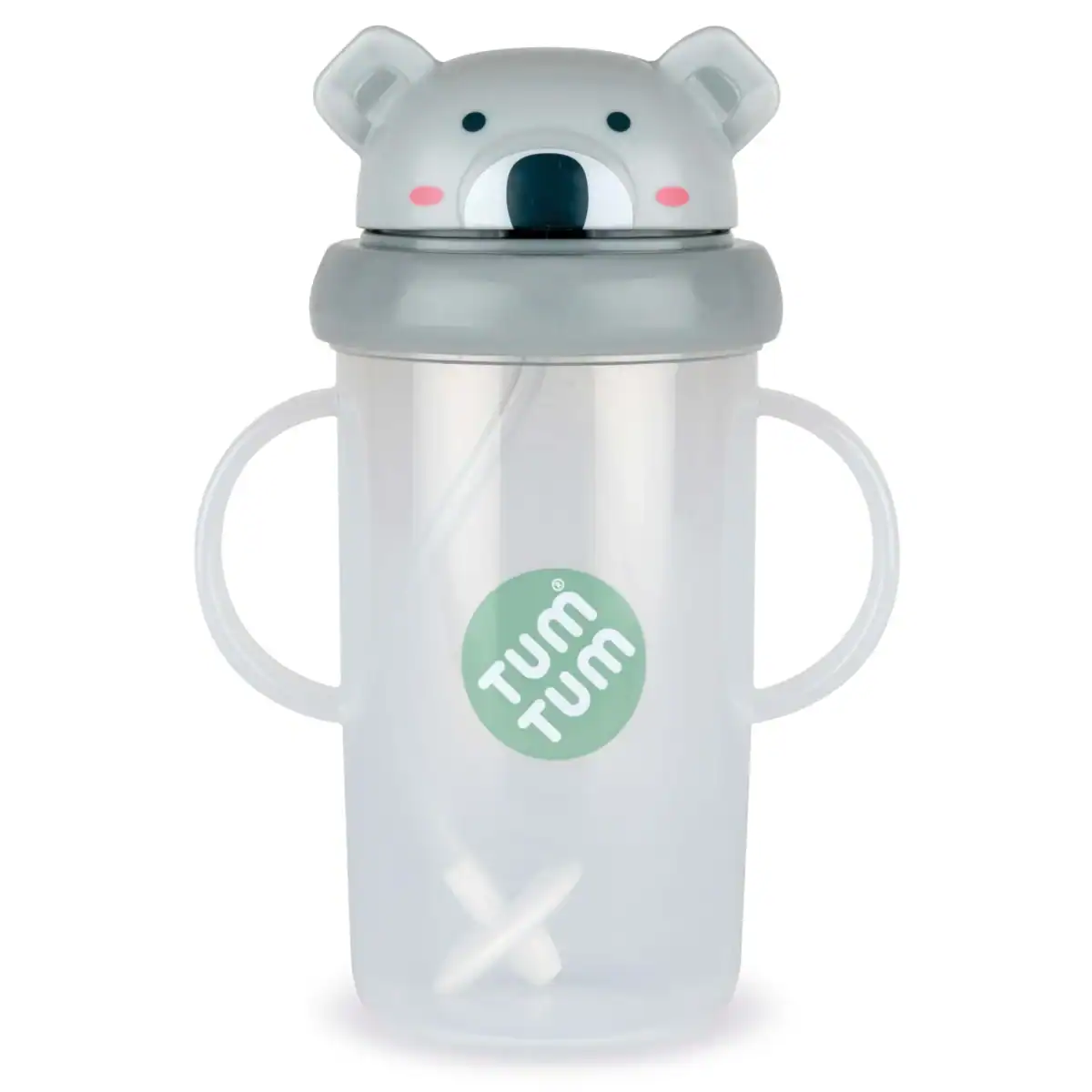 TUMTUM Tippy Up 第3代重力吸管學飲杯 ‧ Kev 小熊 300ml - Image 1